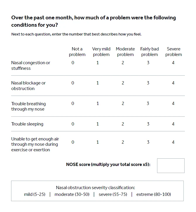 NAO Condition Survey